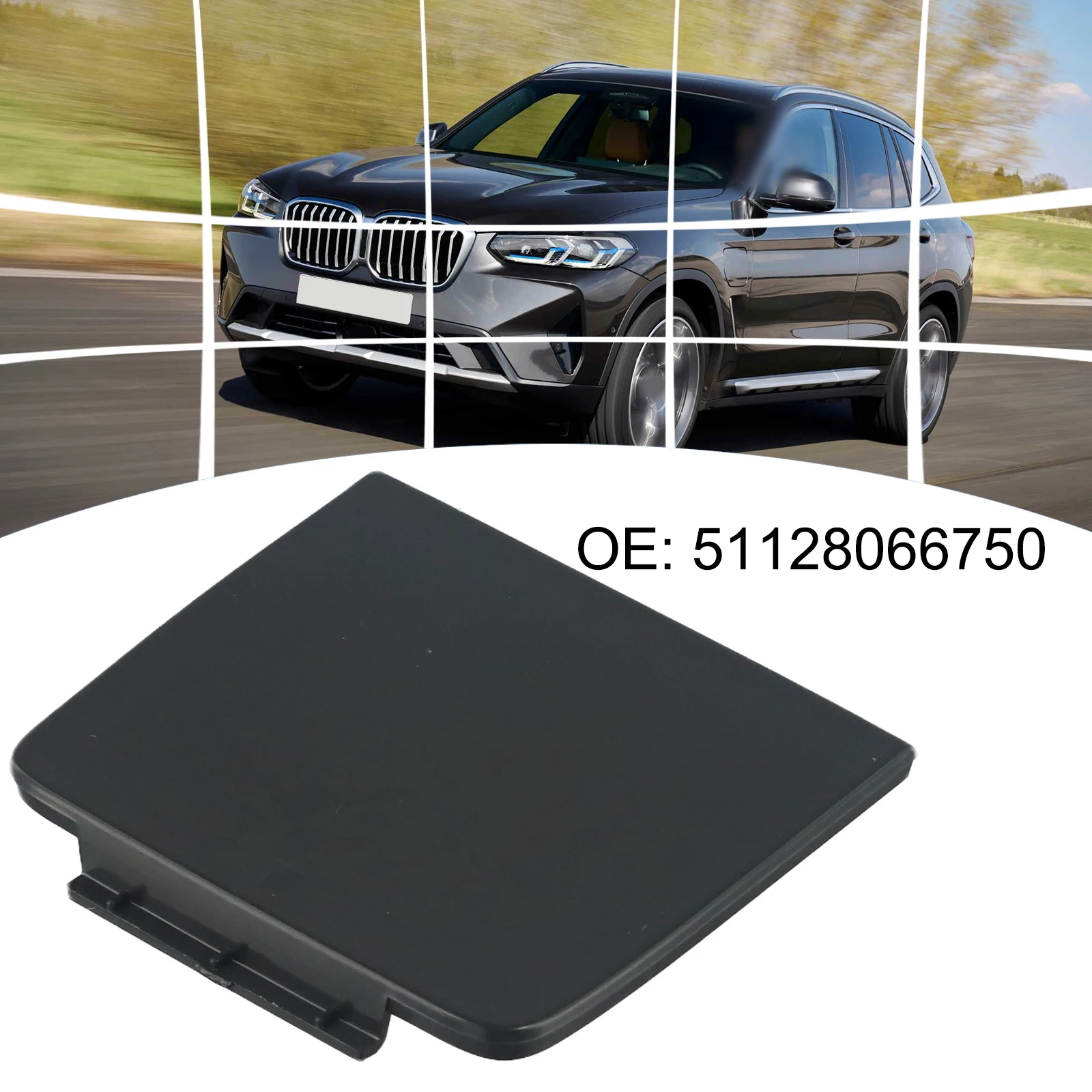 Car Tow Hook Cover 51128066750 Eye Cover Car Maintenance Replacement Part Size As Shown In The Picture High-quality Materials