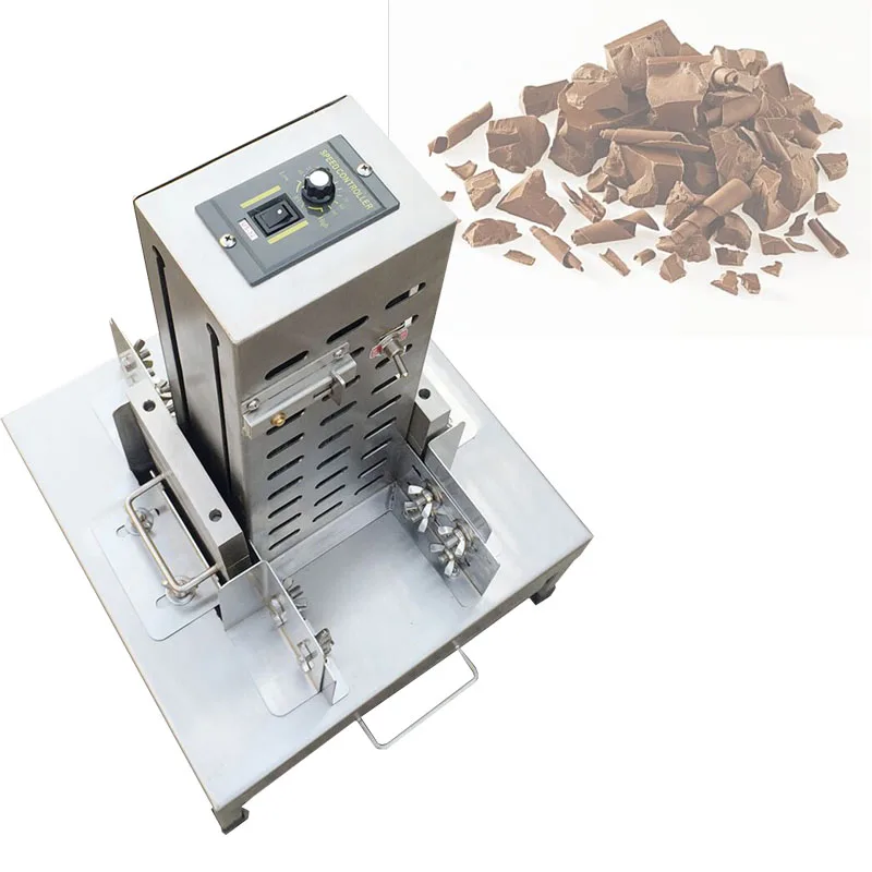 

220V Commercial fully automatic stainless steel chocolate shaving machine Electric chocolate slicing Chips tool