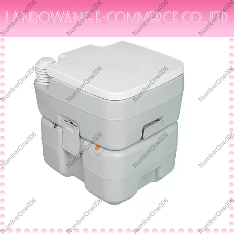Flush Commode Leak-proof and Odourless Portable Toilet Portable Toilet for Camping Porta Potty Push-Button Pressurized