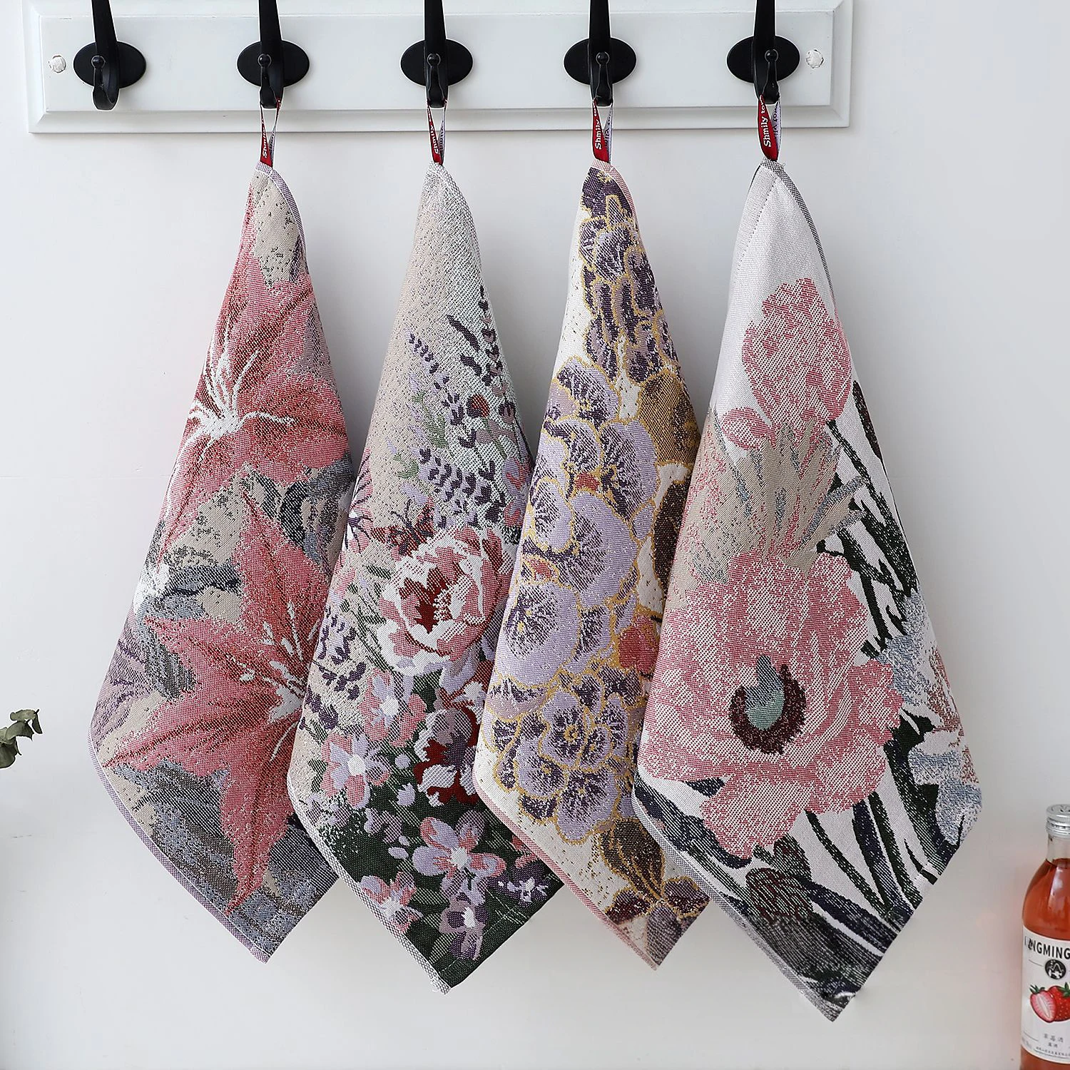34x40cm Large Hand Towel 4 Layer Cotton Gauze Decorative Pure Cotton Dish Cloth Quick Dry Kitchen Towel Home Restaurant New 1PC