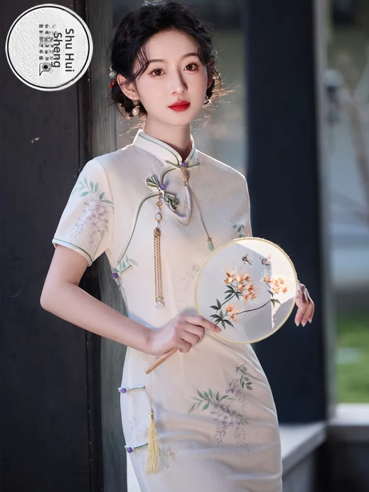 ele-young-sle-ort-sve-qinga-dr-polied-design-high-end-faionable-midi-skirt-breathable-polyester