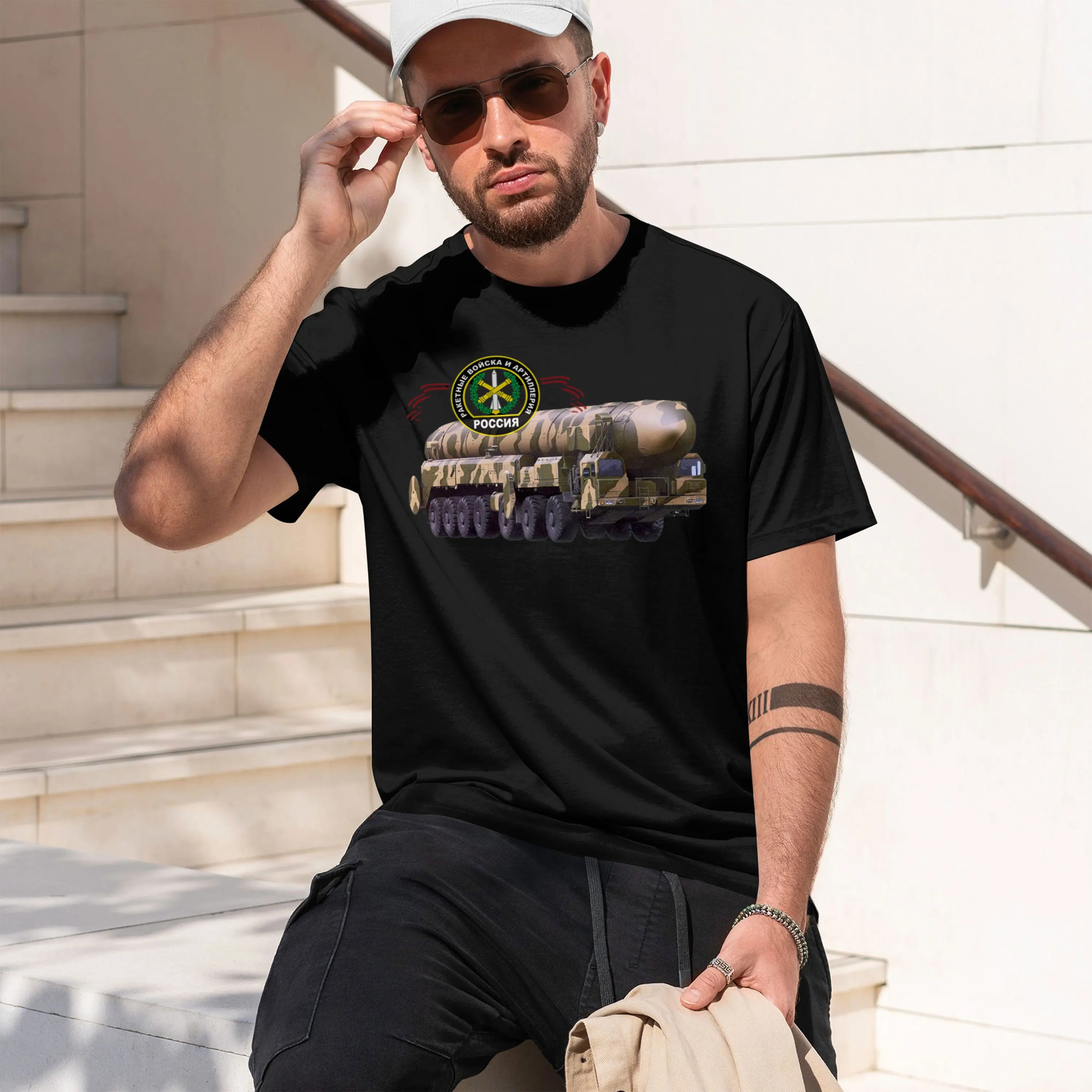Russia Missile Troops SS-25 Skle Strateg Missile Launer T-Shirt. Premium Short Sve O-Neck Mens T Shirt New S-3XL 2026 New Model