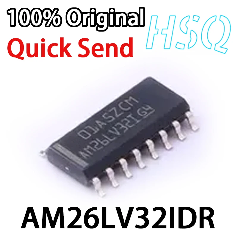 1PCS New AM26LV32IDR AM26LV32I SOIC-16 High-speed Four Way Differential Line Receiver