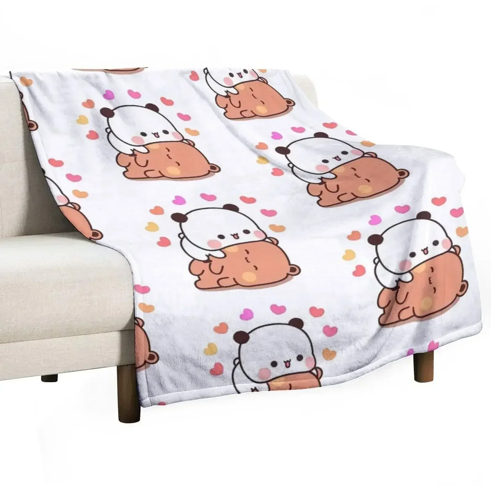 PANDA BEAR, bubu dudu Cuddling Throw Blanket Vintage Decorative Sofas manga Decorative Beds anime Sofa Throw Blankets