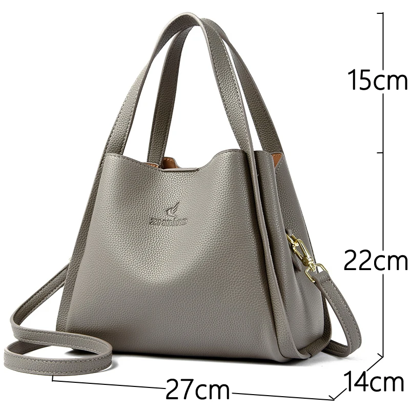 3 layers womens bag for women 2024 New luxury handbags High Quality Leather ladies women Shoulder Bag Female bags Crossbody bag