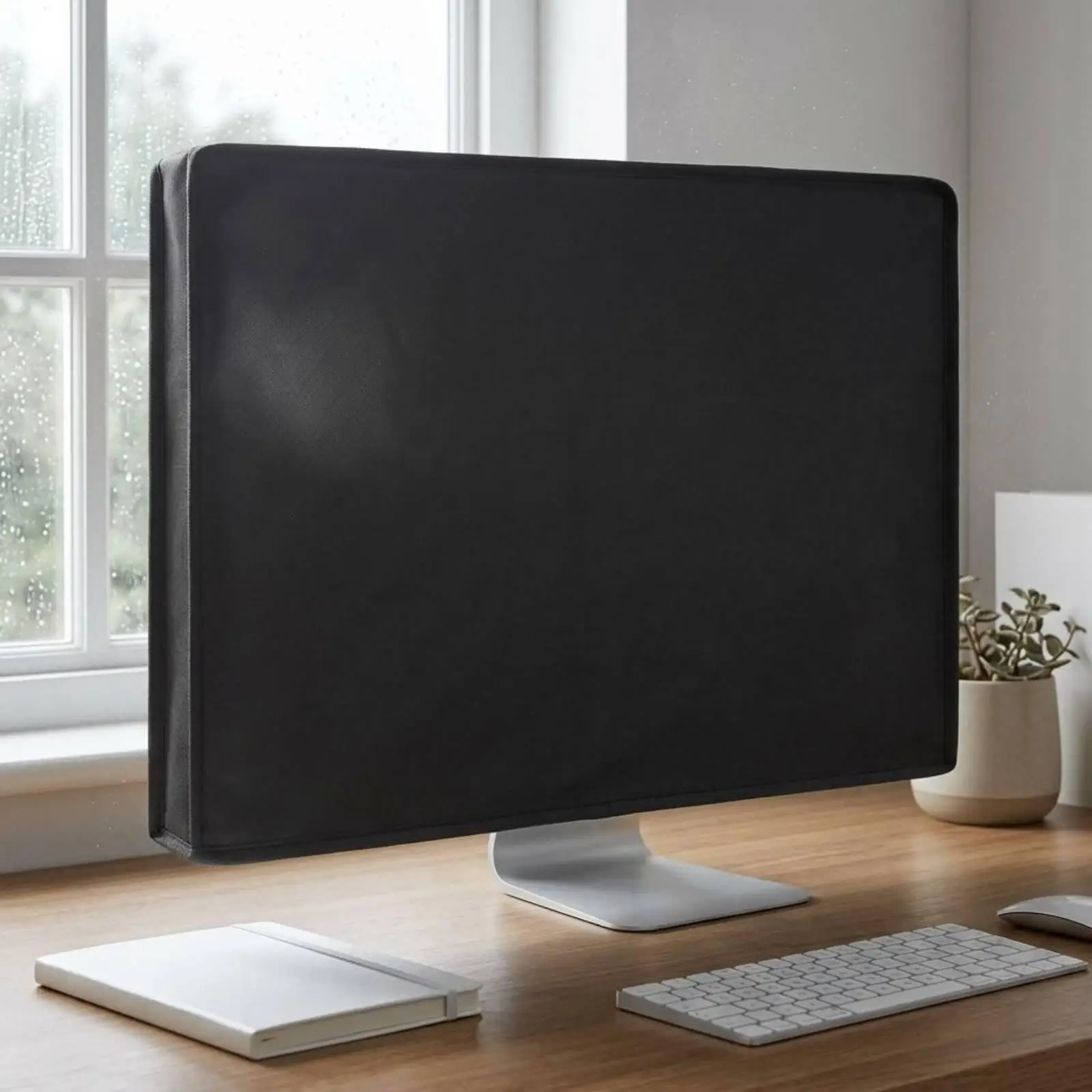 Full Coverage Display Dust Cover for 14 Inch Computer Monitor 420D Oxford Cloth Screen Protector Anti Dust Rain Sun Scratch Home