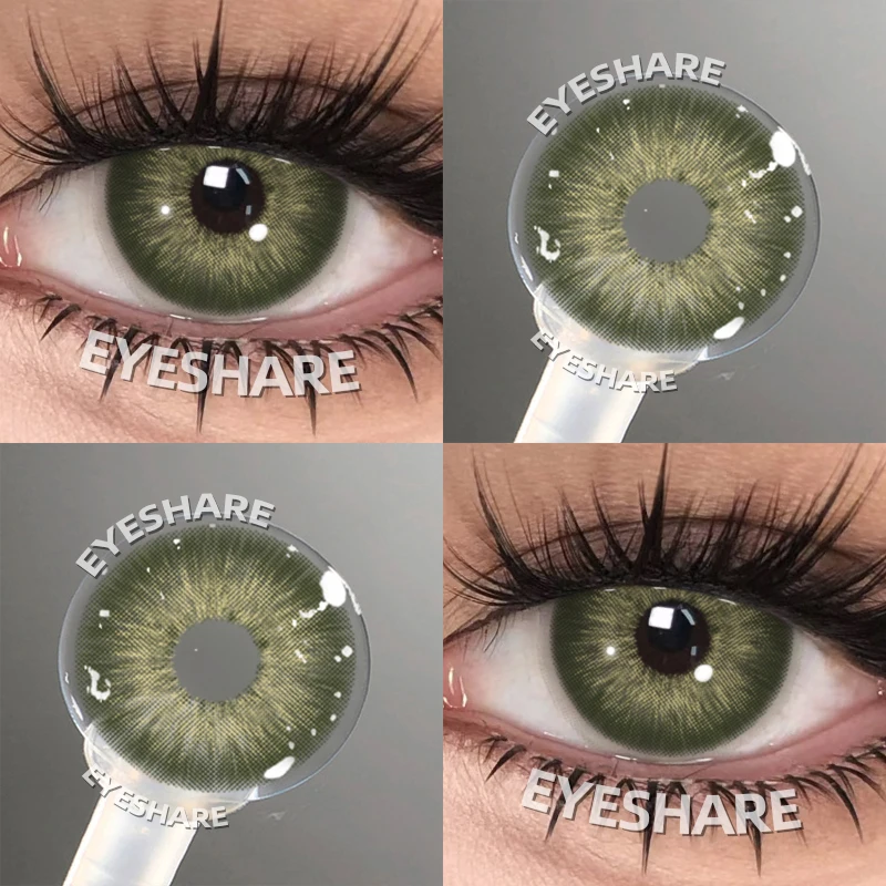 EYESHARE Beliebte farbige Kontaktlinse für Augen, schwarze Linse, Augenmode, braune Schönheit, farbige Schüler, graues Kontakt-blaues Augen-Make-up