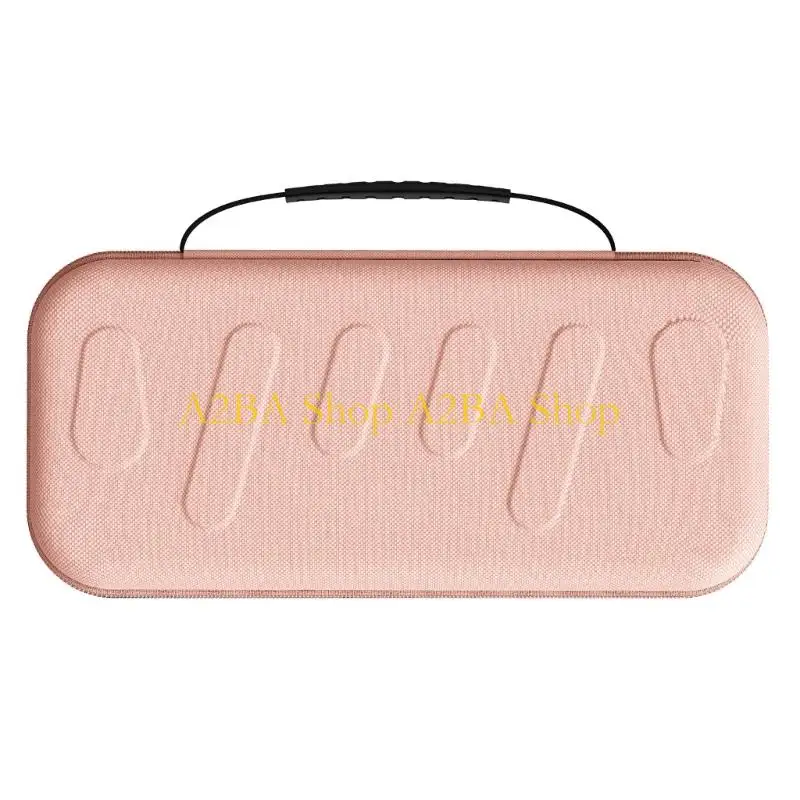 A2BA Game Console Carry Case Organiser Box Shockproof Travel Storage Bag with Mesh Pocket for ROG Dedicated Model