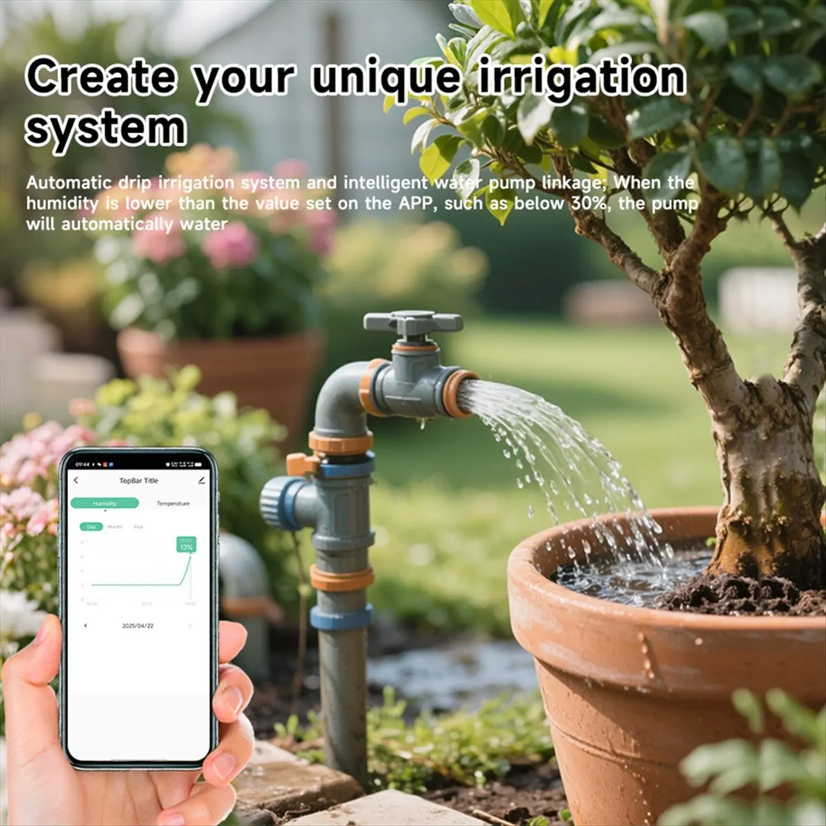 《Factory Direct》Tuya Zigbee Soil Tester Sensor Soil Moisture Sensor Temperature Meter Humidity Sensor Gardening Moisture