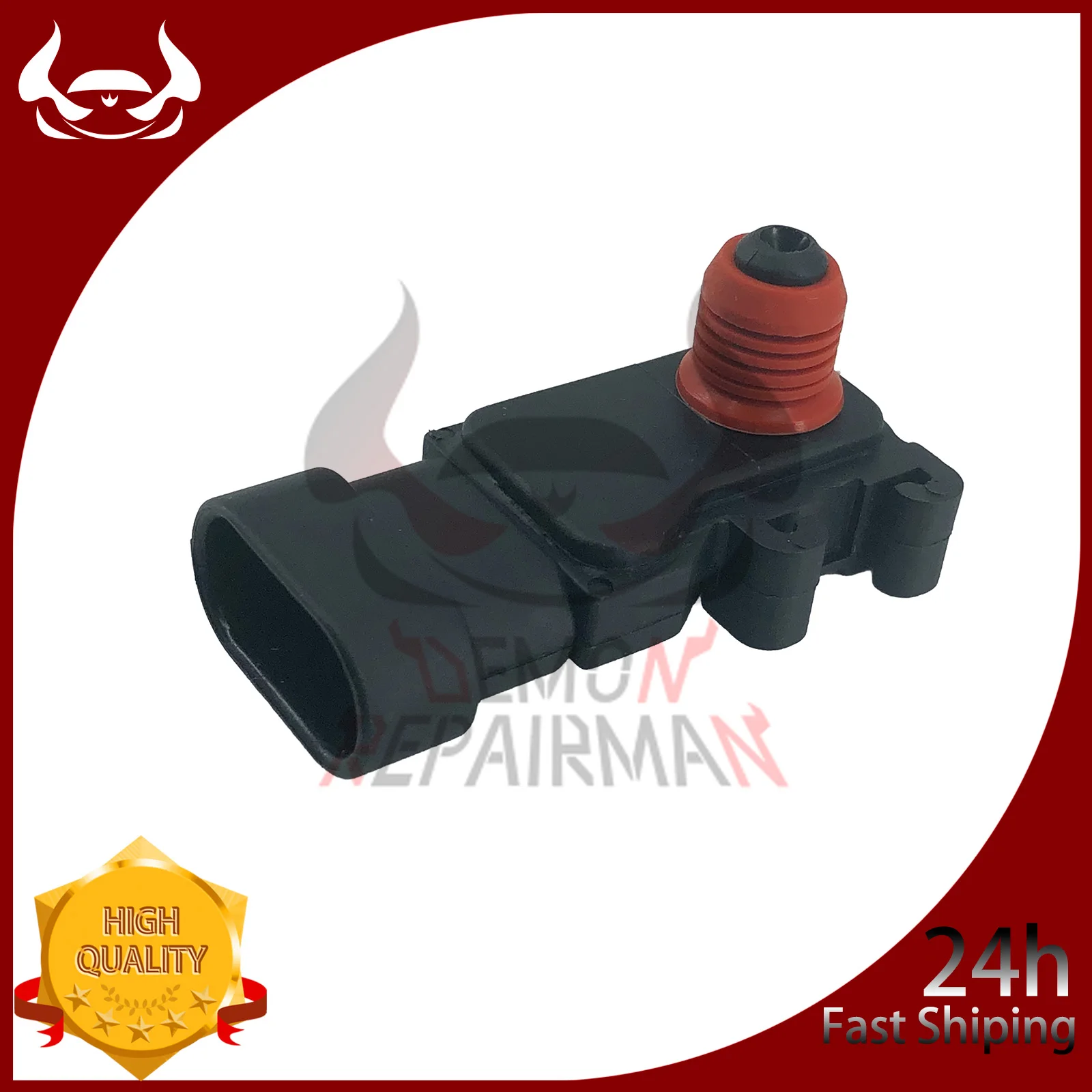 

MAP Intake Air Pressure Sensor For Chevrolet Cavalier 1998- 2001 2.2L Impala Malibu HHR PS10002 12614970 2MAP0002 WP-374585-ACD