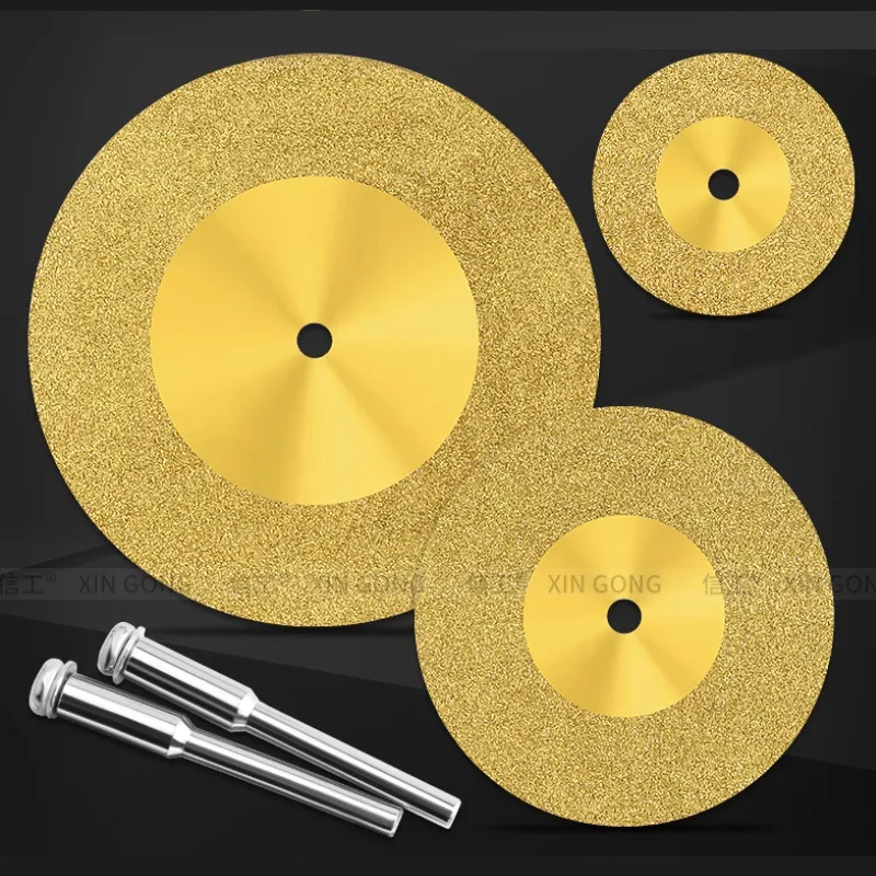 XG 10個入り 16mm-60mm ダイヤモンドカッティングディスク ミニソーブレード 3mmシャンク接続 Dremelドリル対応 ロータリーツール用