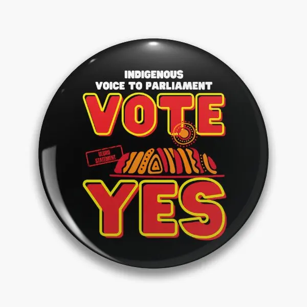 Indigenous Voice To Parliament Vote Ye  Soft Button Pin Lapel Pin Lover Badge Collar Metal Brooch Cute Funny Gift Clothes Decor