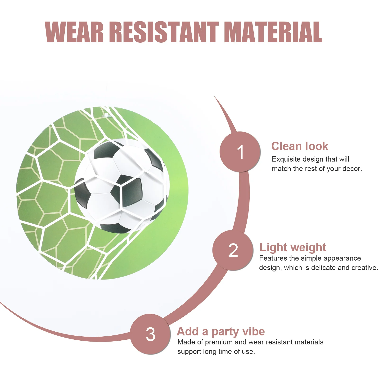 

30 pcs Football Party Decorations Hanging Pendants Spiral Design Premium Material For Ceiling Table Chair Party Layout Adornment