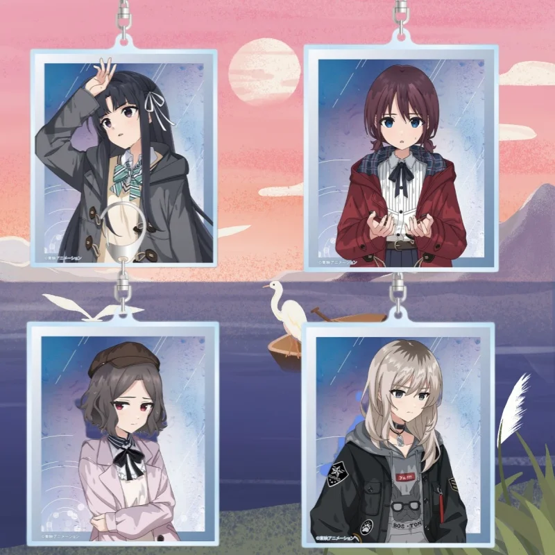 

5Cm Anime Keychain Pendant for Girls Band Cry Iseri Nina Awa Subaru Ebizuka Tomo Kawaragi Momoka Bag Backpack Pendant Gifts