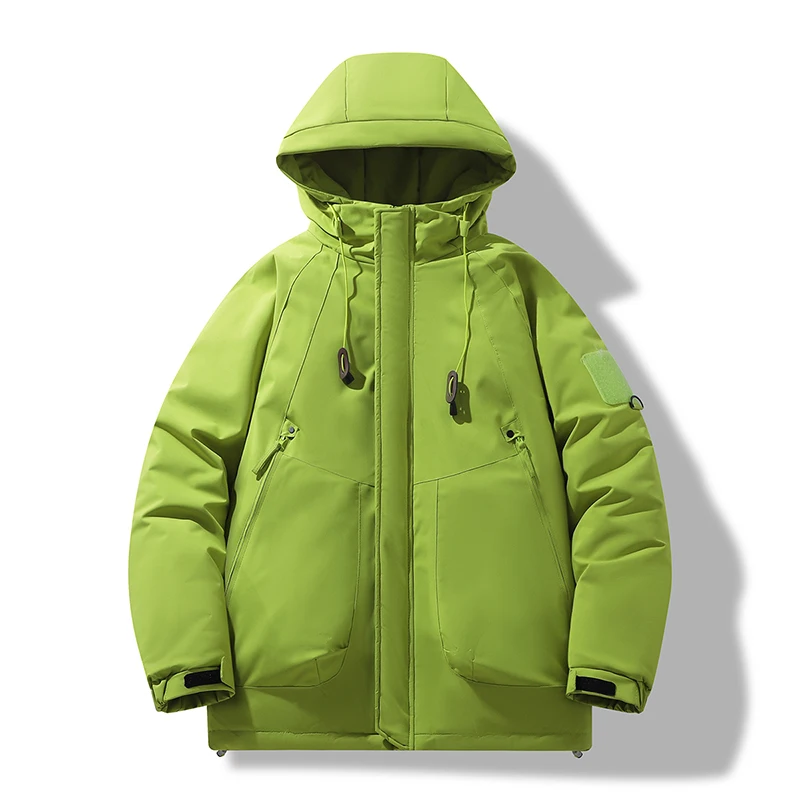 Men's New Comfortable Versatile Windproof Warm Party Overcomes Winter Outdoor Hiking Camping Windproof Breathable Padded Jacket