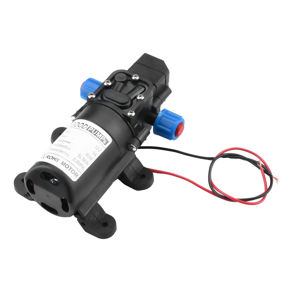 1pcs Automatic Flow Switch 5L/Min DC12V 60W 70W 72W AUTO Diaphragm Water Pump Small Safe High Pressure Self Priming Pumps