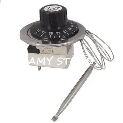 AC 16A 250V 3 Pin 30-110 Celsius Oven Temperature Control Capillary Thermostat