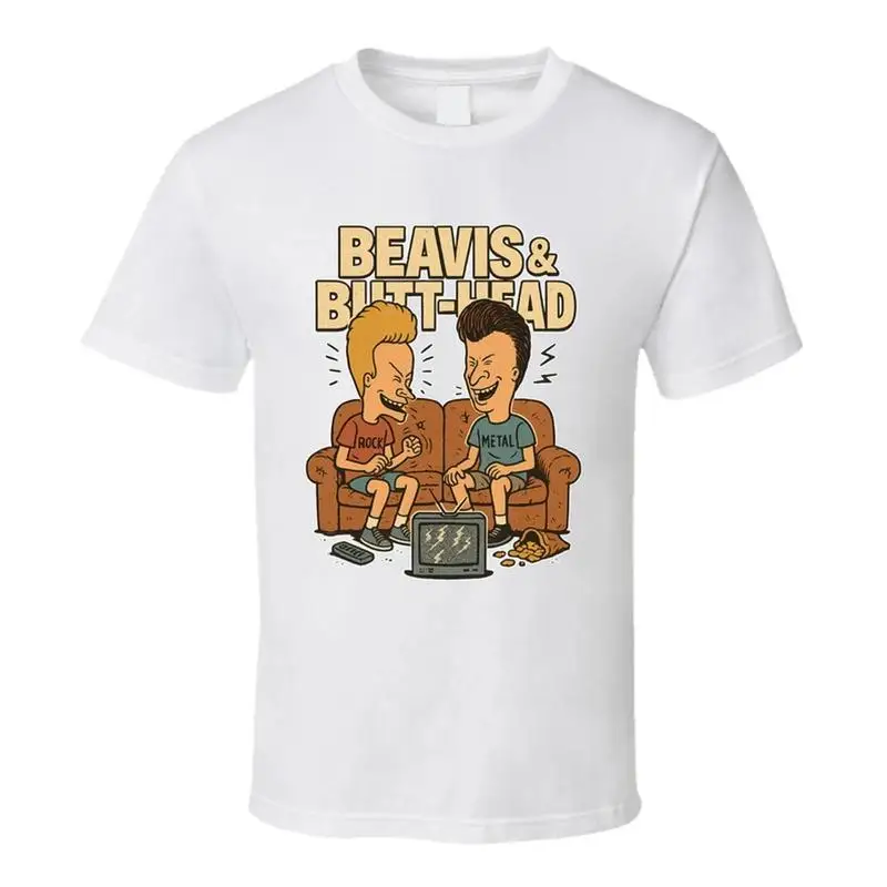 Beavis And Butthead Caricature Retro Look T-Shirt
