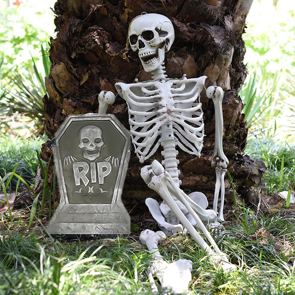 

3Pcs Halloween Froth Tombstones Decoration Props Scary Atmosphere Room Bar Tombstones Props Halloween Decollation