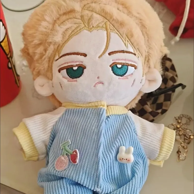 Anime Jujutsu Kaisen Kento Nanami 20cm Cute Soft Cotton Plush Stuffed Doll Body Plushie Toys dress up Clothes Cosplay Gift view 3