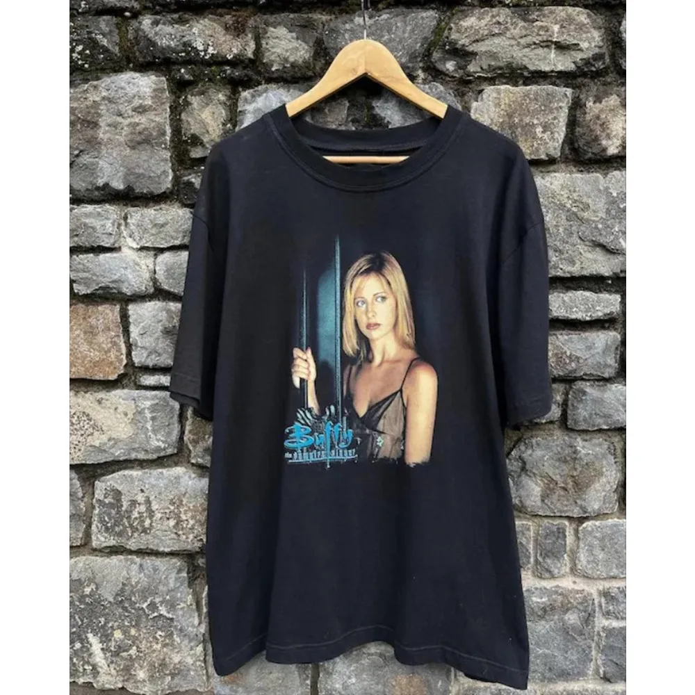 Vampire Hunter Buffy T-shirt 90s Retro Personalized Casual T-shirt Summer New Unisex Casual Fashion T-shirt