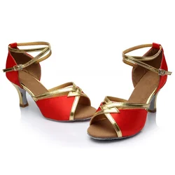 Ballroom Latin Dance Shoes for Girl Women Lady's Professional Salsa Tango Party Dancing Shoes High Quality Heels about 5cm7cm