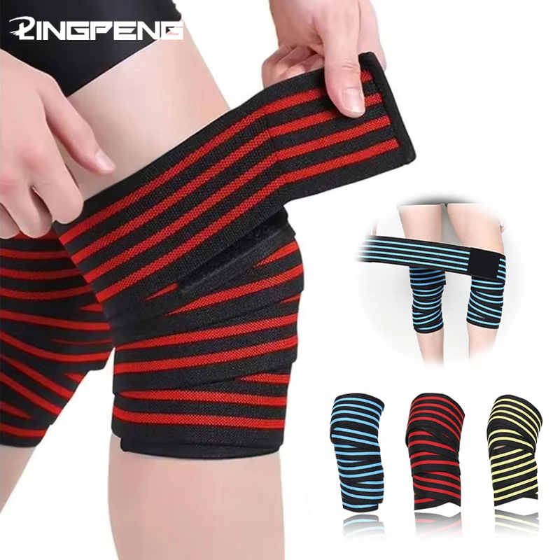 

Professional Wrap Knee Pads, Squats, Compression Straps, Exercises, Fitness Strength Lifts, Knee Braces, Weight Lifting