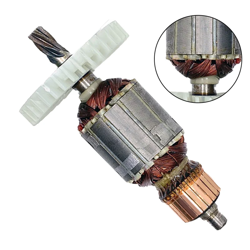 Untuk Perawatan Taman Rotor Gergaji Listrik 6 Gigi Rotor Ukuran 163*79.5Mm Kompatibel dengan Gergaji Rantai Listrik