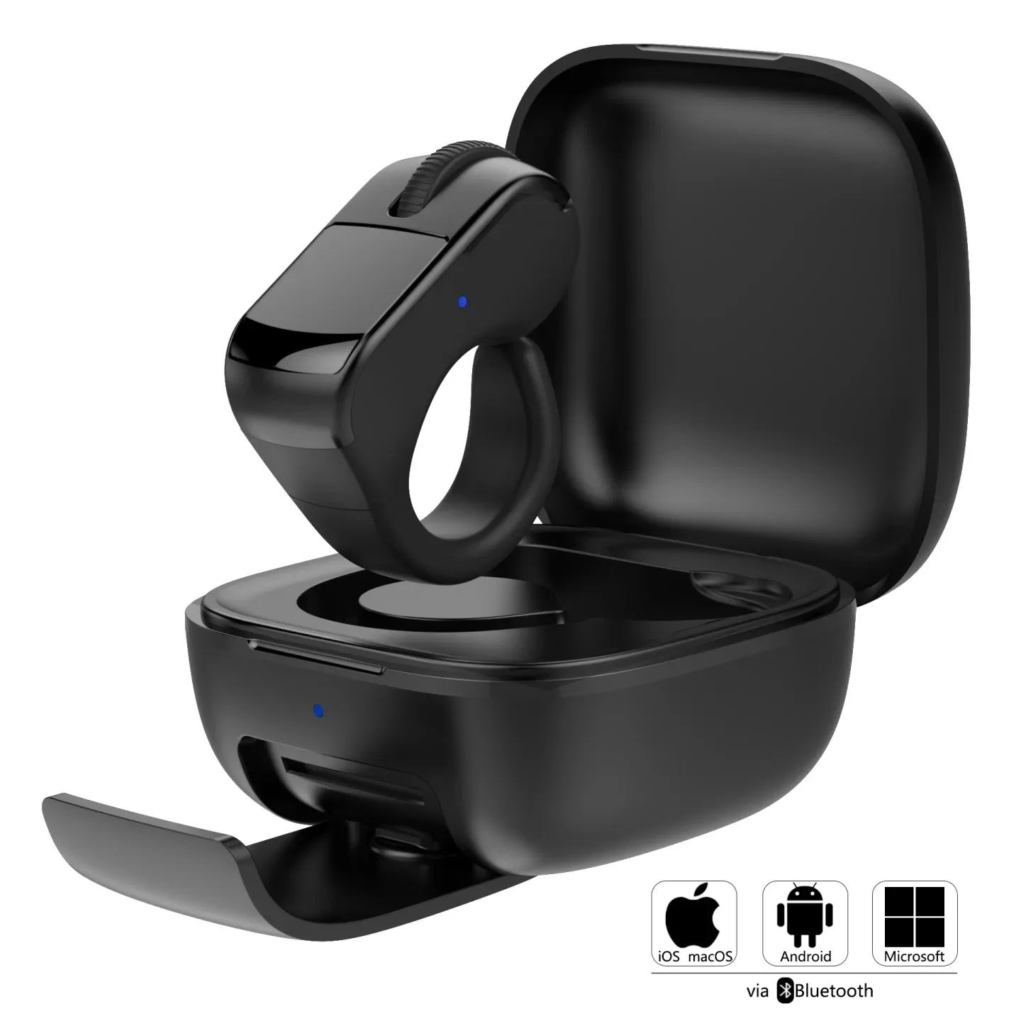 Xring D06Pro Bluetooth Remote Control Ring Bring Your Own Bracket Remote Self-Timer Phone Page Turning Ring Dual-Mode Connection