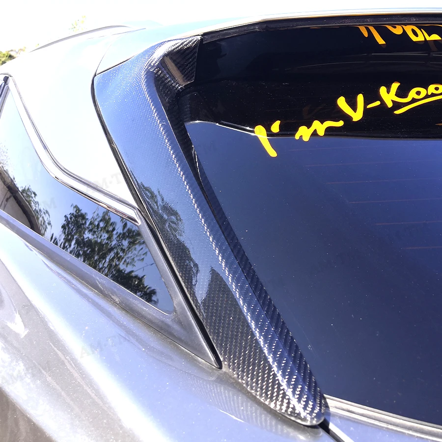 Carbon Fiber For Lexus RX 450H RX200 200T 300 Rear Window Side Spoiler Wing Diffuser Splitters Body kit
