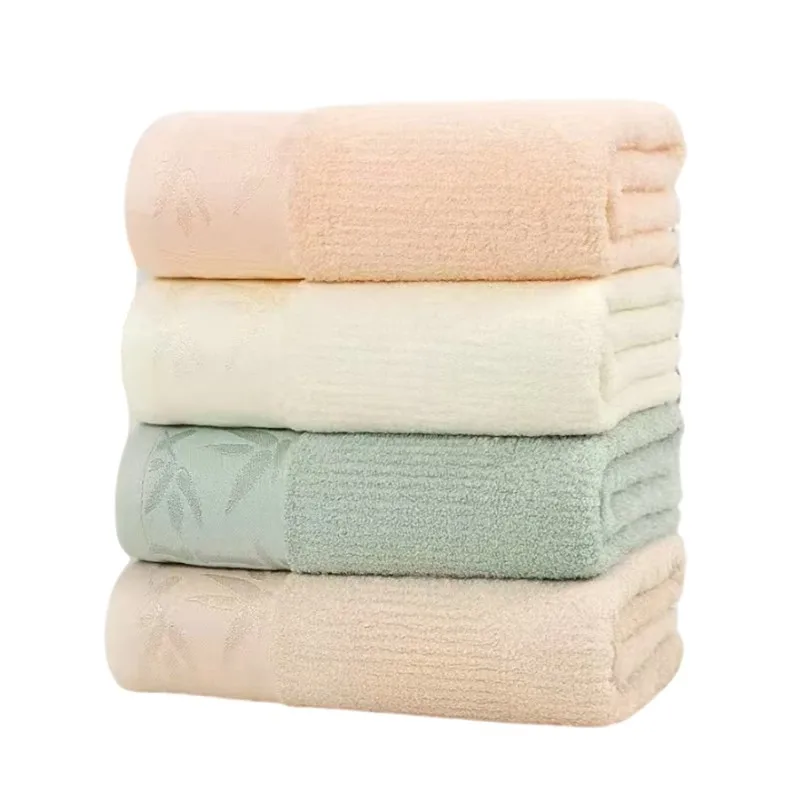 Luxurious Bamboo Fiber Towels Set - Ultra Soft & Highly Absorbent Bath Hand Towels Washcloths - 1/4/6pcs Bathroom Gift Set