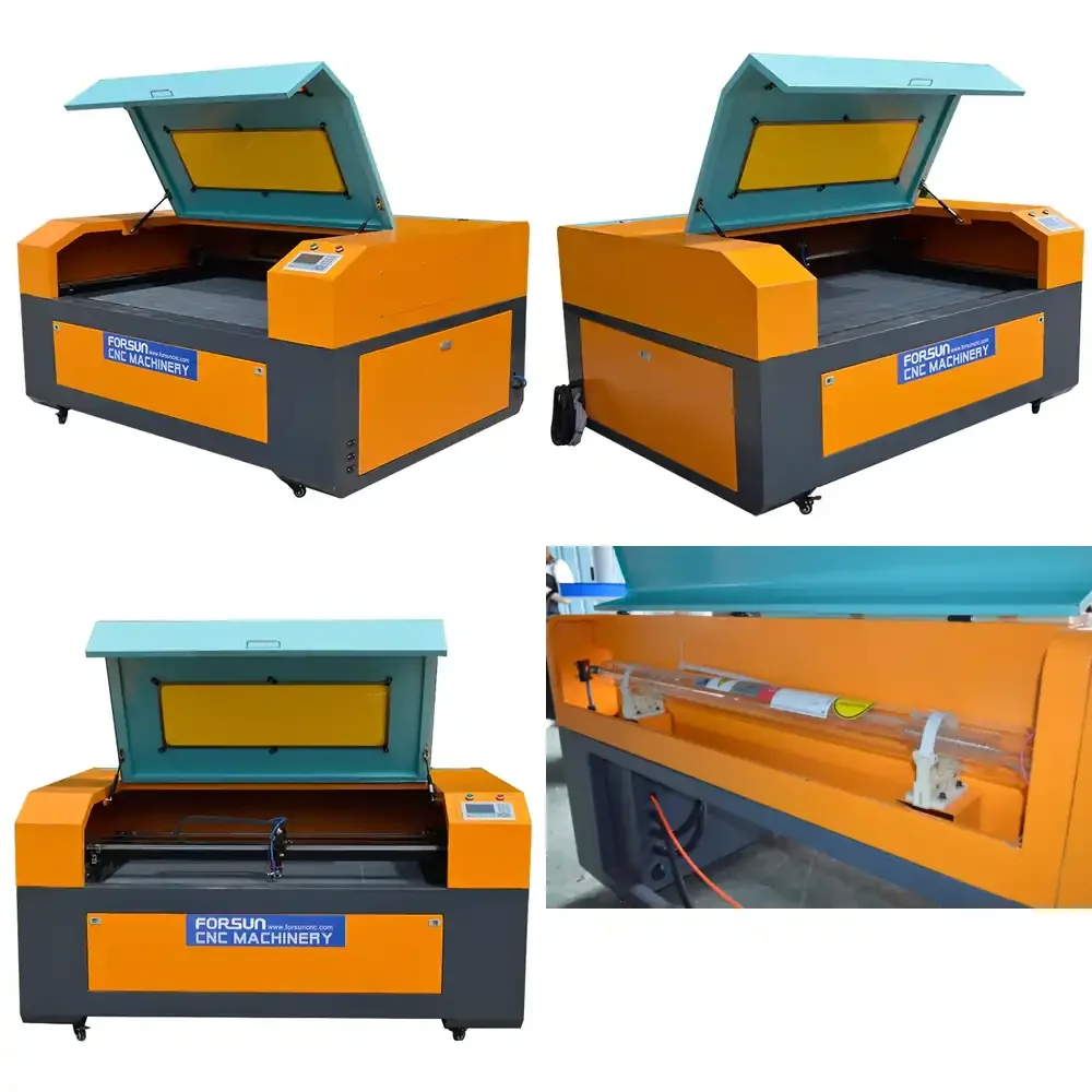 

7% DISCOUNT 1390 Co2 Cutting Machine 80w 100w 130w Double Guides Three-phase Motor and Drive