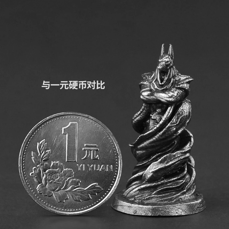 Metal Monster Ancient Soldier Action Figures - Desktop Car Interior Miniature Ornament Board Game Piece Collectible Model Toy