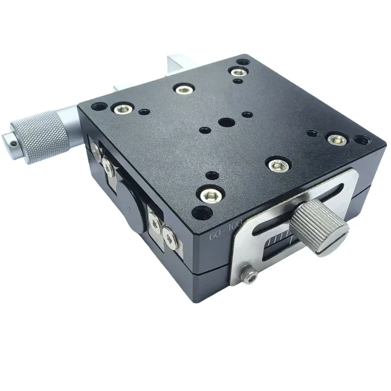 Manual measuring angle table, arc slide table optical fine-tuning