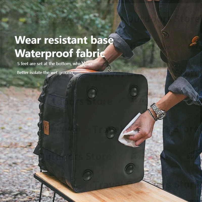 Naturehike تجهيزات المطابخ حقيبة التخزين مقصورة تصميم بولي كلوريد الفينيل مقاوم للماء التخييم اكسسوارات مخيم لوازم المحمولة التخييم الطبخ #3