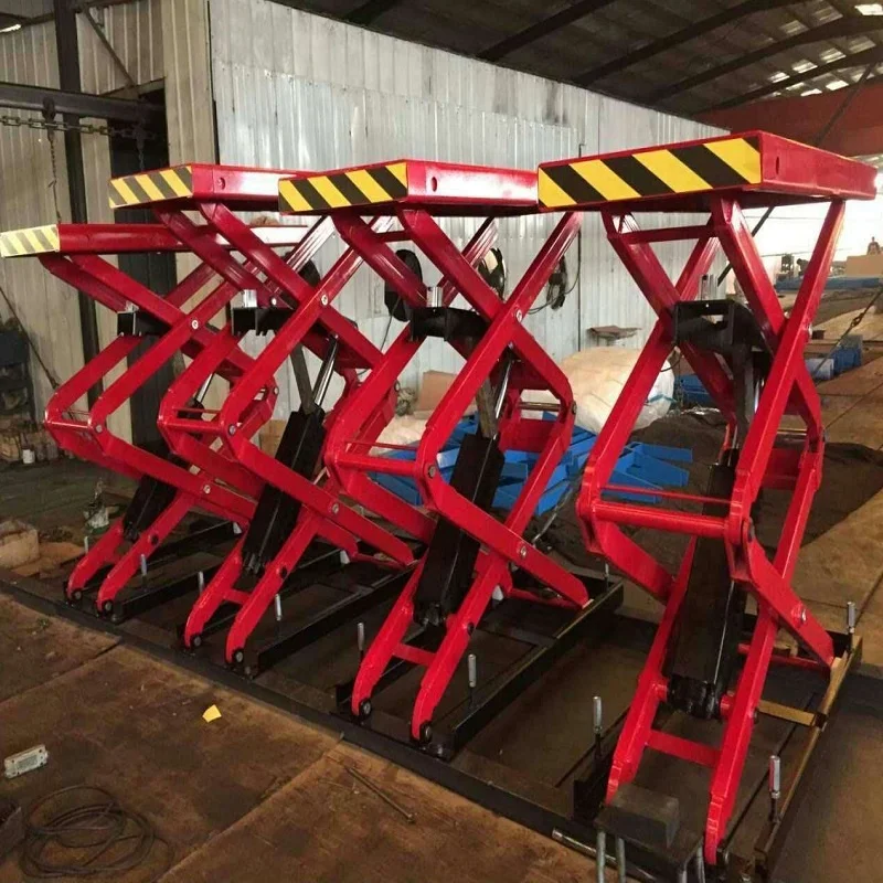 Inground Scissor Car Lift Double Scissor Car Lift Tables For Sale