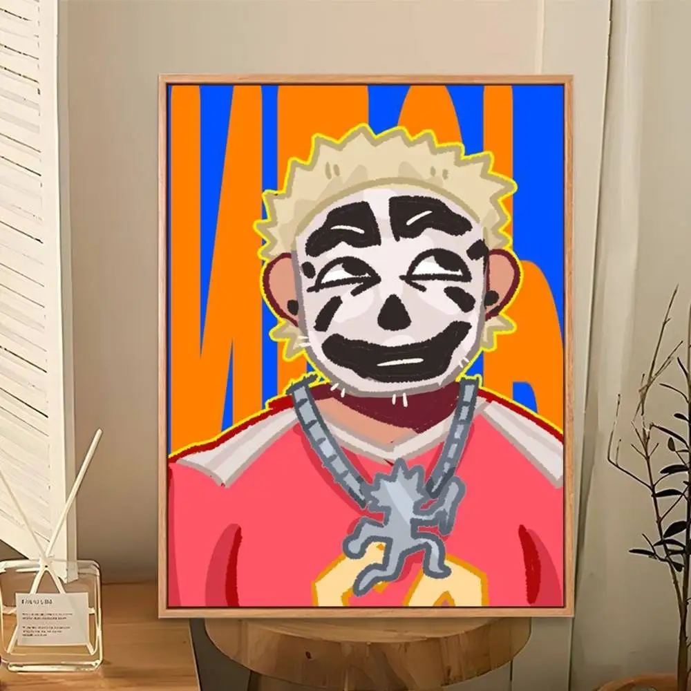 Hip Hop I-Insane Clown Posse ICP  Poster Perfect Space Sticker Self Adhesive for Office Home Theater Wall Art Decor Fancy Gift