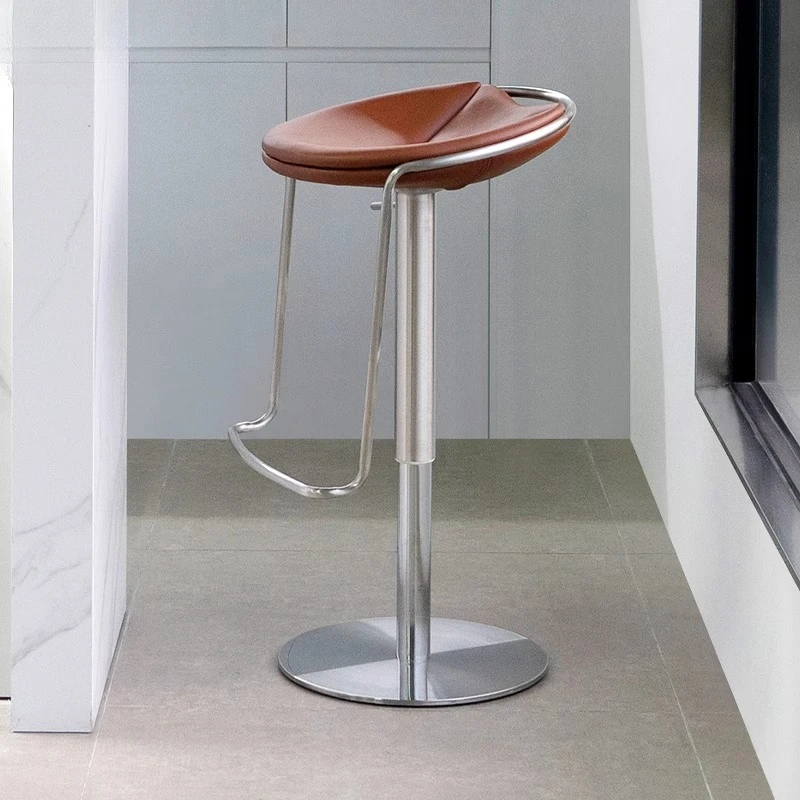 

Swivel Italian Modern Luxury Bar Chair Stool Kitchen Island Restaurant Parties Office Height Sillas Para Barra Bar Furniture