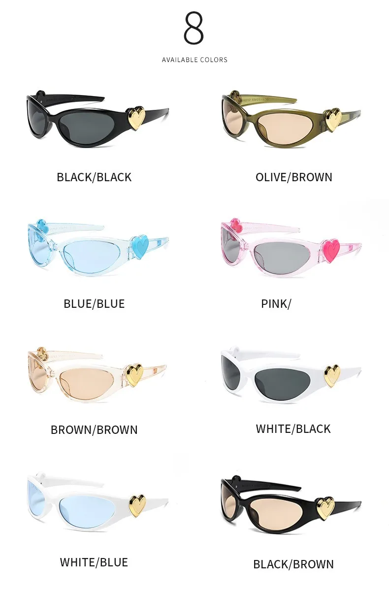 Retro Oval Cat-Eye Sunglasses — product detail 6