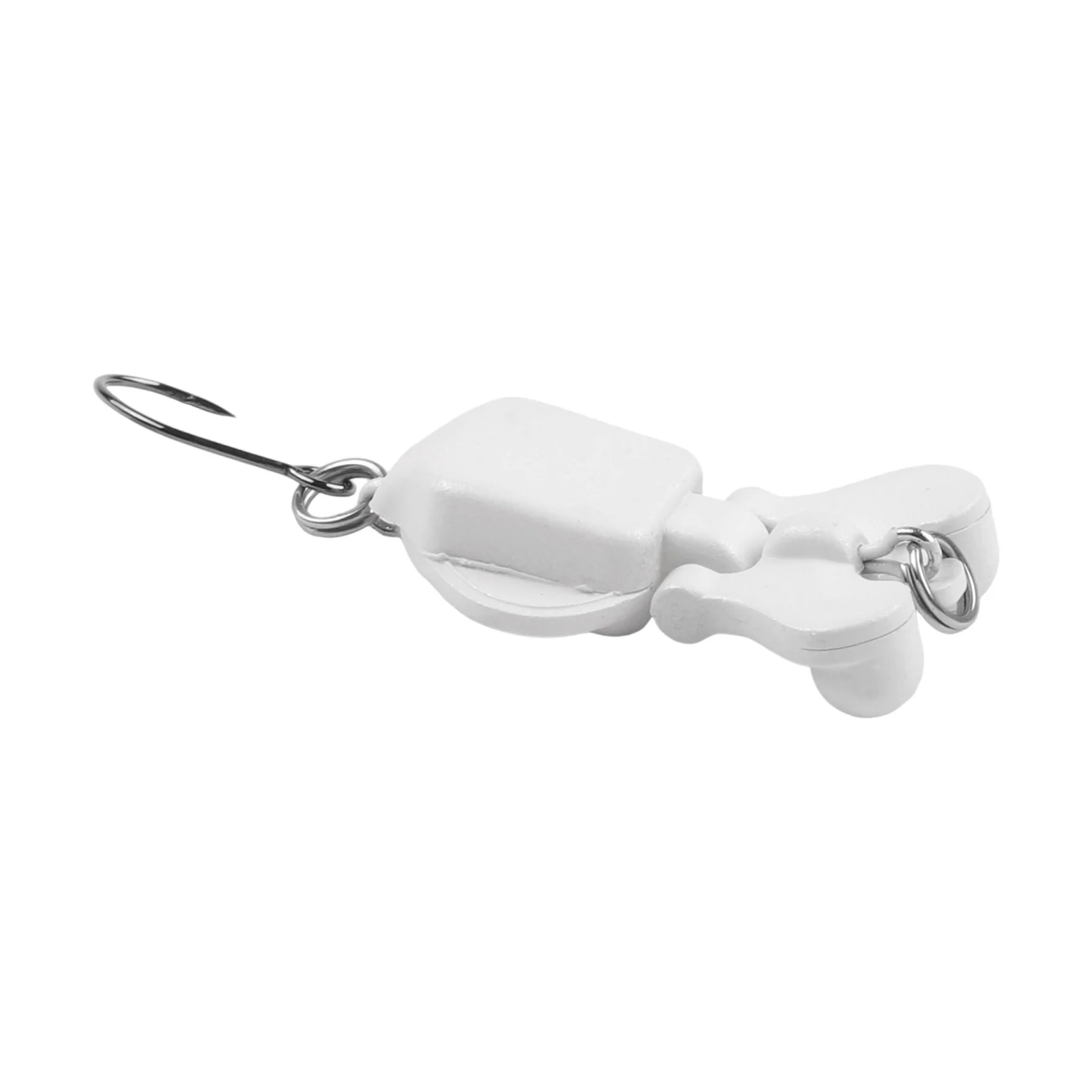 Metal Bait Fishing Accessories Built-in Beads Lightweight Design For Freshwater Fishing 2 Section Fishing Bait