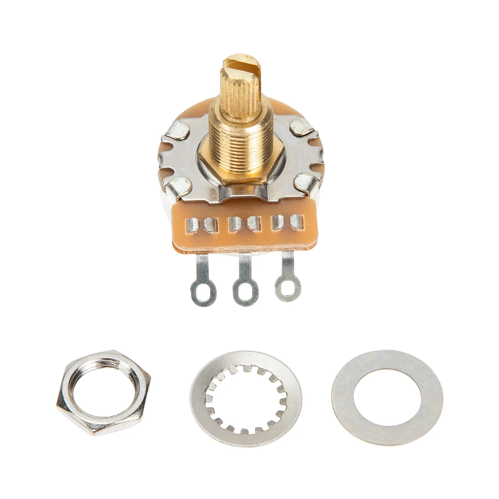 

1 set Metal Potentiometer Potentiometer Guitar Linear Electric Tone Guitar Modification Parts Knobs Bass Replacement Parts