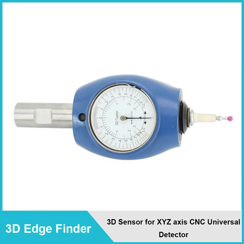 Machine Tools 3D Edge Finder 3D Sensor for XYZ axis CNC Universal Detector Tool Dial Indicator Table