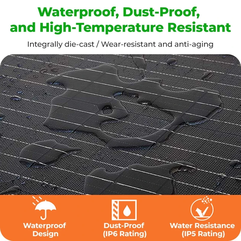 12 واط 5 فولت طوي لوحة طاقة شمسية صغيرة حقيبة قابلة للطي منفذ USB واحد الناتج شاحن بالطاقة الشمسية للهاتف الخليوي في الهواء الطلق RV التخييم