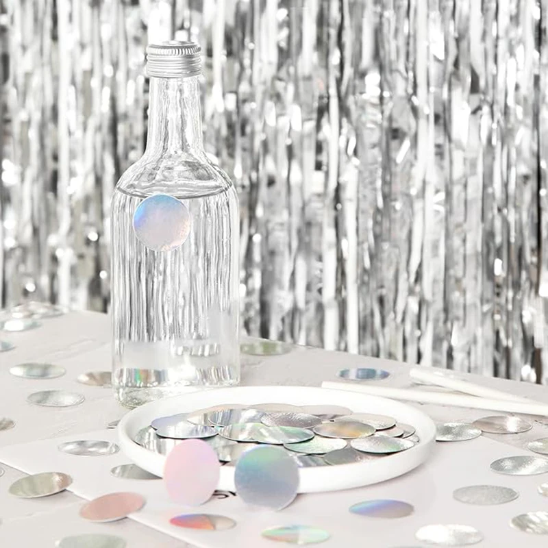 100 Stück schillernde Disco-Party-Dekorationen, Konfetti, Hochzeit, Geburtstag, Bachelorette, Baby, Brautparty, Verlobung, Valentinstag-Dekoration – Detail 4