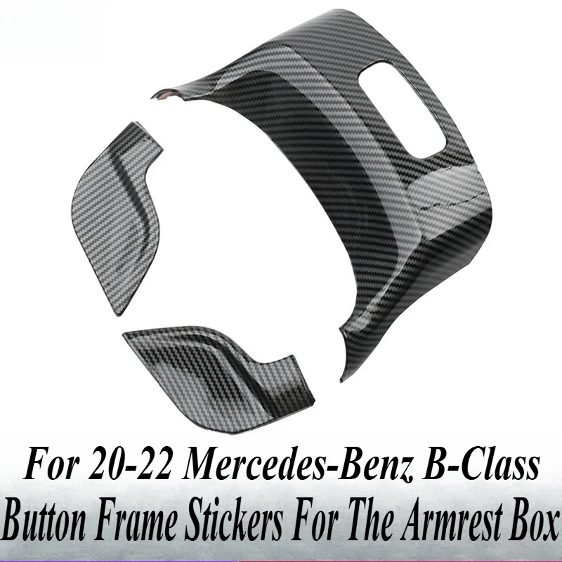 

For Mercedes-Benz B-Class GLA180L GLB200L 2020-22 Armrest Button Cover Panel Decoration Direct Fit ABS Material Interior Upgrade