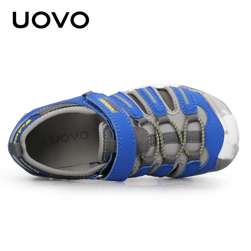Uovo summer Boys Sandals Children Beach Sandals Soft Bottom Unisex Girls Non-slip  Shoes Kids Outdoor Anti-collision Shoes