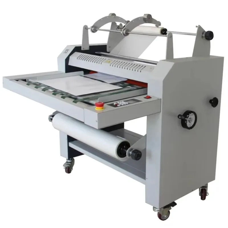SG-490 Professional Fast Double Face Laminating Machine Wholesale 490mm Hot Laminating Machine With Top Film Cutter