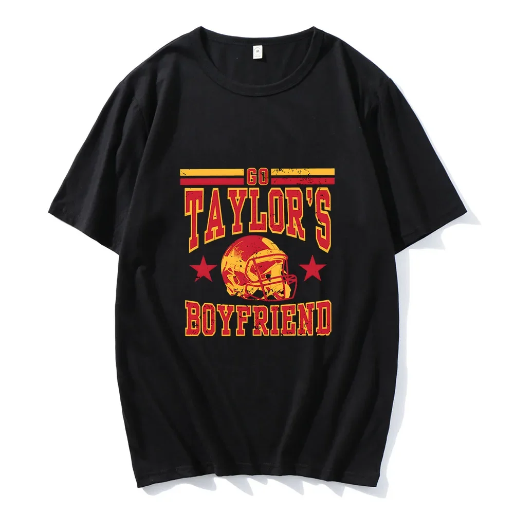 Go Taylor's Boyfriend 87 Football T-shirt Casual Short Sleeve Cotton Tee-shirt Summer Roupas Femininas Shirt Cotton High Quality