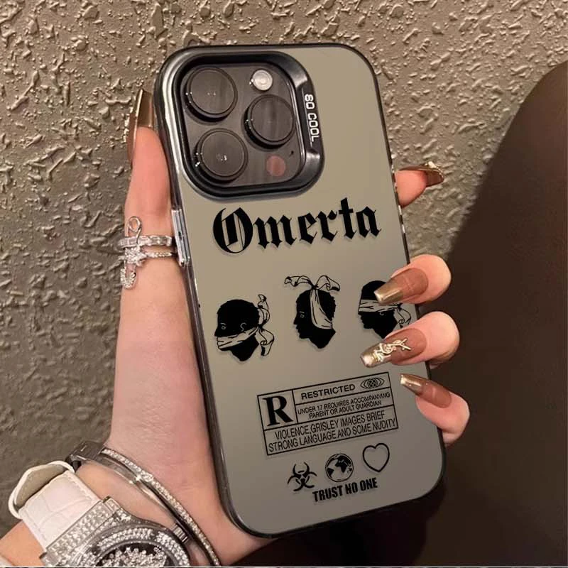 Luxury Omerta Maes Hot PC Phone Case for Samsung Galaxy A55 A35 A25 A15 A05 A05S 5G A13 A23 A12 A22 A32 A52 A52S A72 A51 A71 4G