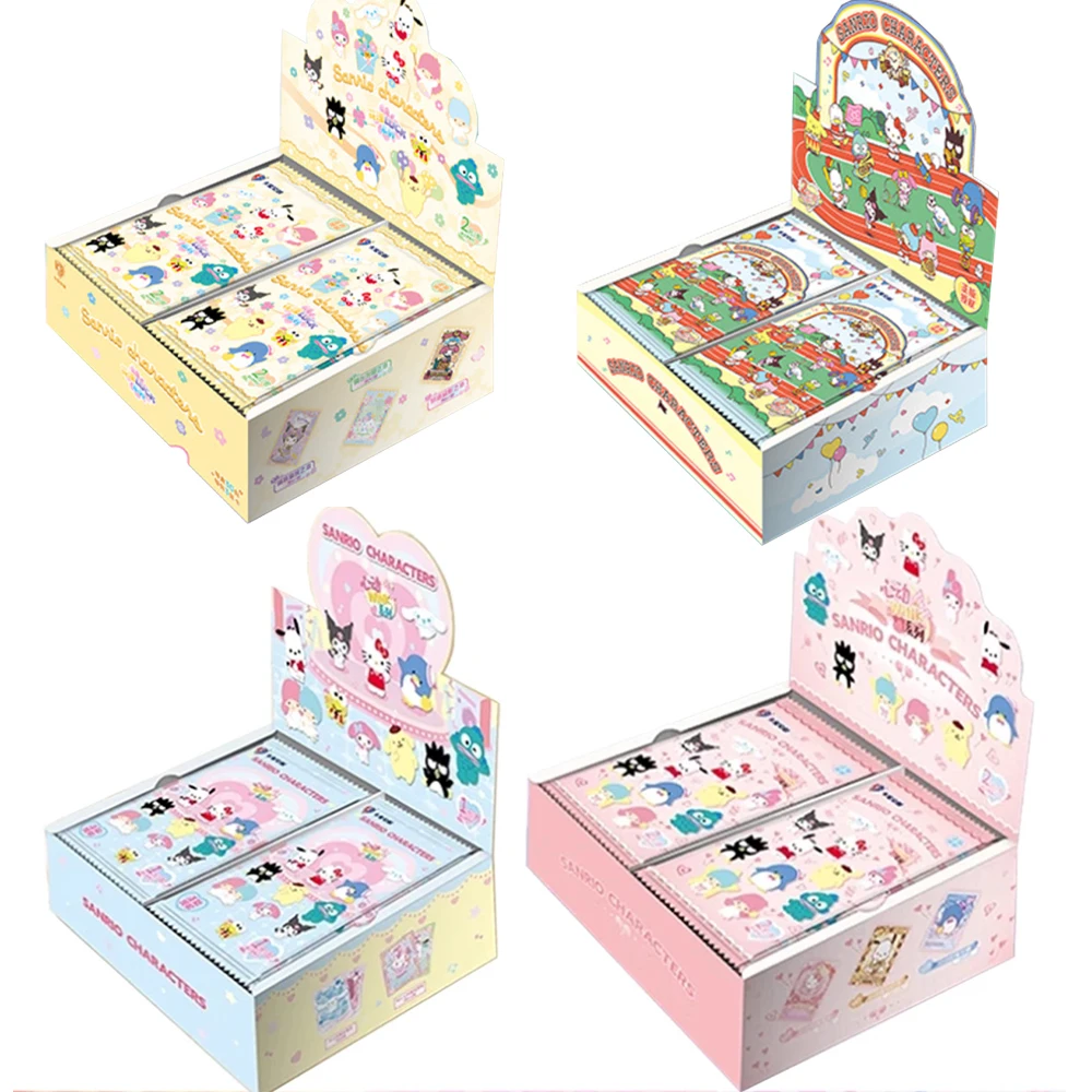 Original Sanrio Kartenkollektion für Familien-Weihnachtsfeiern, Hello Kitty Karten, Rosa Niedliche Karte, Aurora-Serie Sammelkarte
